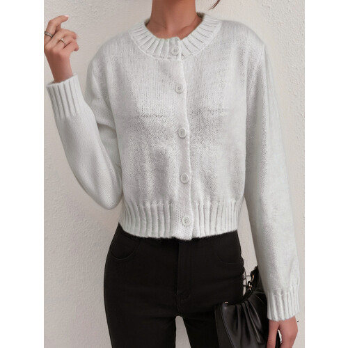 (S, White) Gilet court à pour l'automne. 2