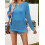 (XL, Blue) Hauts en maille de plage 6