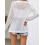 (M, White) Hauts en maille de plage 7