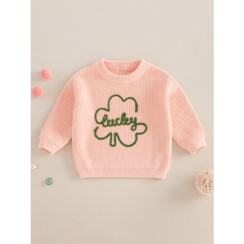 (3-6 Months, Pink) Vauvan neulepuserot Pitkähihaiset Syksyn Paidat 2