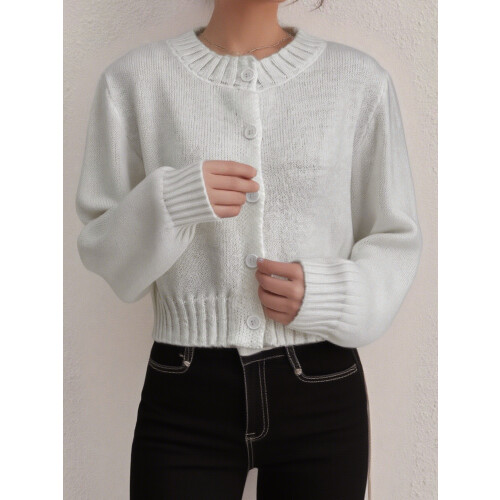 (M, White) Gilet court à pour l'automne. 2