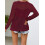 (M, Red) Hauts en maille de plage 7