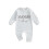 (6-12 Months, Gray) Βρεφικό Αγόρι Άνοιξη-Φθινόπωρο με Κέντημα 1