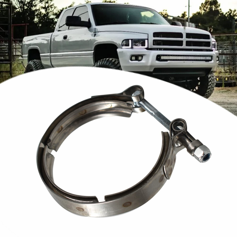 Turbo Vband Clamp For Dodge Ram 2500 3500 5.9L Cummins 6Bt 19892002 Replacement 3903652 9771547178118