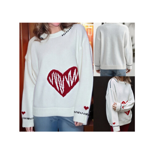 (M, Ivory) Pull femme à et l'automne. 1