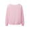 (S, Pink) Sweat-shirt femme, manches pull décontracté 13