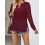 (M, Red) Hauts en maille de plage 6
