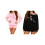 (S, Pink) Sweat-shirt femme, manches pull décontracté 5