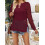 (M, Red) Hauts en maille de plage 5