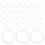 40pcs Plastic Embroidery Hoops 10cm White 1