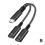 2IN1USB C Type C Splitter til Dual Type USB C Hovedtelefonstik Lydadapter D5 3