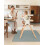 Tapete impermeável Baby Splat para cadeira alta, 128 x 128 cm (50,4 x 50,4 polegadas). 4