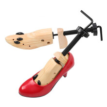 2-Way Wooden Shoe Stretcher for Wide Feet, Adjustable Length & Width, Compatible with Men & Women