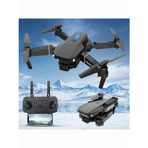 Drone E88 avec double caméra, FPV WiFi, 15 min de vol