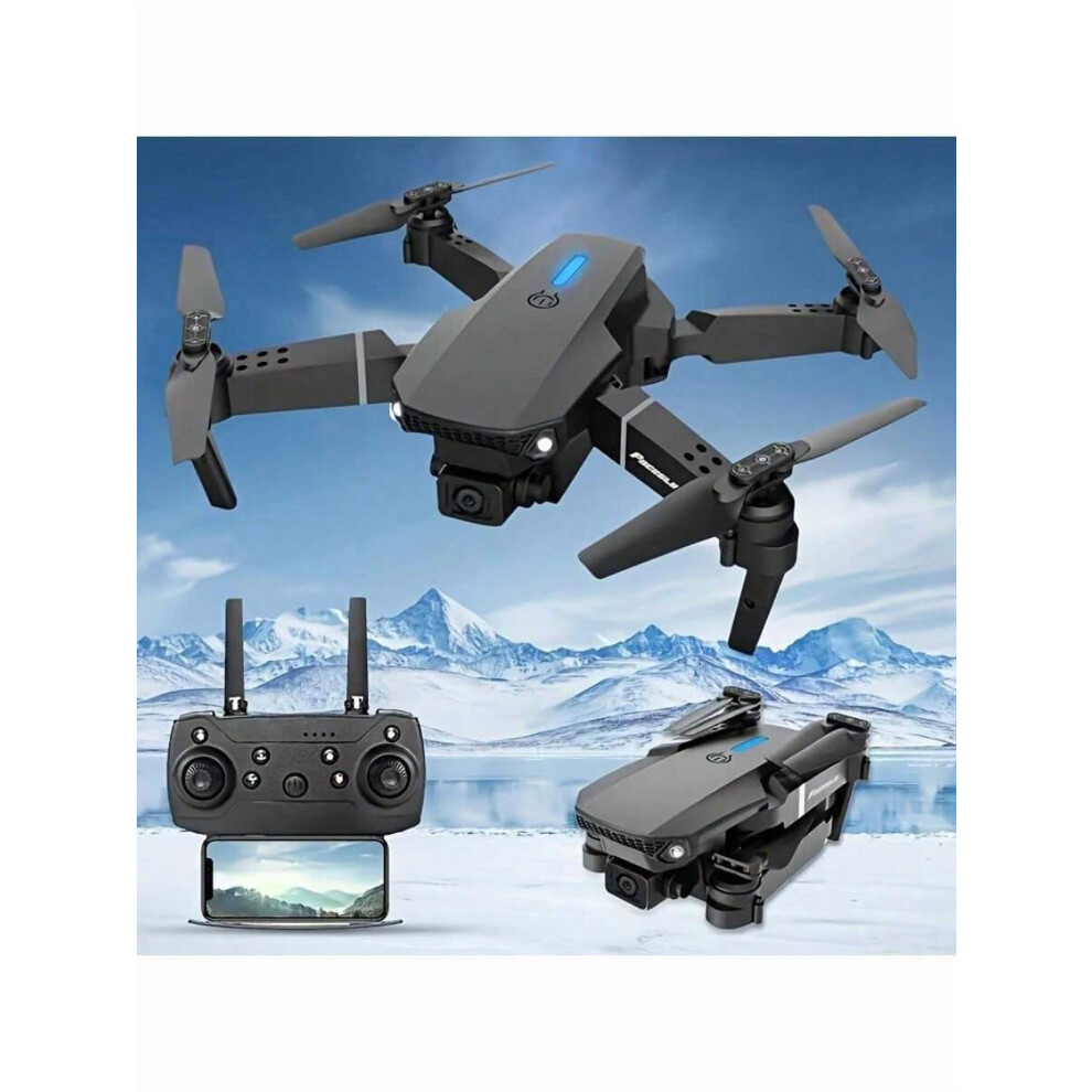E88 Drone With Dual Camera, Wifi Fpv, 15-Min Flight 9450273212579