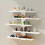 Väggmonterad dekorativ hylla minimalistisk modern 1-pack 6