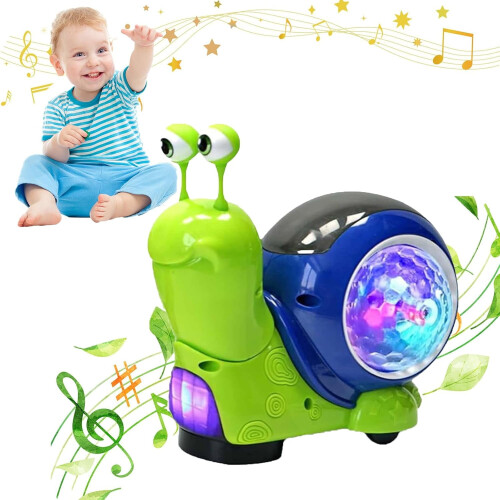 YEAHIBABY-Παιχνίδια για Μπουσούλημα Μωρού | Μουσικό Παιχνίδι για Μωρό με Σαλιγκάρι,