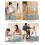 Tapete impermeável Baby Splat para cadeira alta, 128 x 128 cm (50,4 x 50,4 polegadas). 7