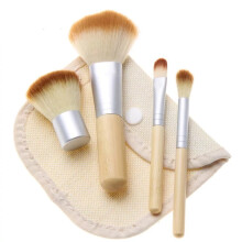 Ensemble de pinceaux de beauté à poils en nylon, 4 pièces