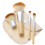 Ensemble de pinceaux de beauté à poils en nylon, 4 pièces 1