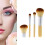 Ensemble de pinceaux de beauté à poils en nylon, 4 pièces 3