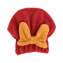 Absorbent Microfiber Hair Towel Wrap for Women & Girls – Quick-Dry Turban with Bow, Compatible with Spa & Bathroom Use