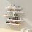Väggmonterad dekorativ hylla minimalistisk modern 1-pack 7