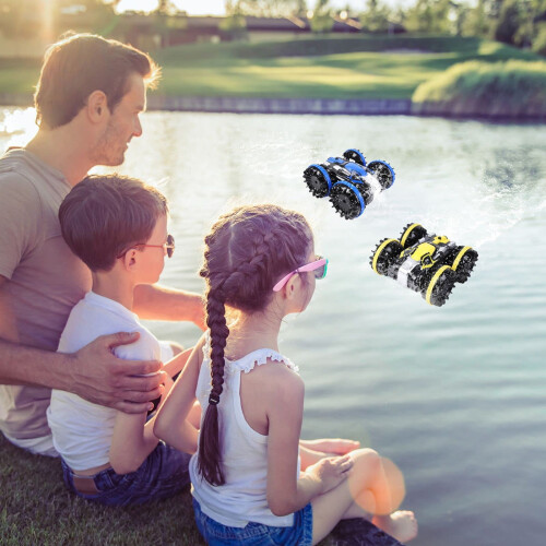 TROPOW Αμφίβια Τηλεκατευθυνόμενα Αυτοκίνητα4WD2-Pack 2