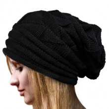 Čepice, čepice Beanie Čepice Dámská módní teplá pletená čepice Malá vlněná čepice Ležérní čepice Zimní čepice, čepice pro ženy