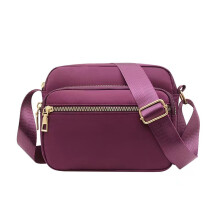Handtassen voor dames: Klassieke kleine nylon crossbodytas, telefoontasje, lichtgewicht messenger schoudertas/handtas
