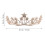 Golden Rhinestone Tiara for Bride – Wedding Headpiece 2