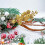 Hastes de frutinhas douradas com glitter, 7,8 polegadas, 10 unidades 2
