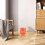 Orange Trash Can for Home Made from PP Material Simple Design Wide Application 1 Piece 7