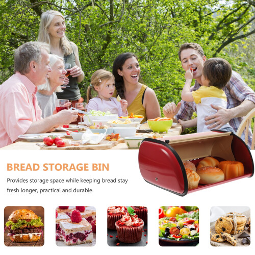 Storage Bins Bread Container Box Multi-function Premium Material 2