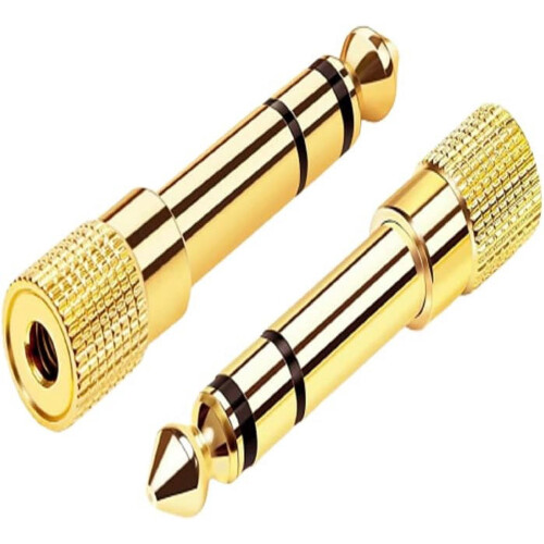 Audio adaptér z 3,5mm samice na 6,35mm samec