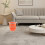 Orange Trash Can for Home Made from PP Material Simple Design Wide Application 1 Piece 5