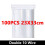 Hersluitbare vierkante plastic voedselbewaarzakjes van 200 ml (100 stuks) 1