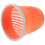 Orange Trash Can for Home Made from PP Material Simple Design Wide Application 1 Piece 6