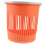 Orange Trash Can for Home Made from PP Material Simple Design Wide Application 1 Piece 4