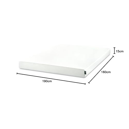 Zinus Conventional Memory Foam Mattress, White, Double 2