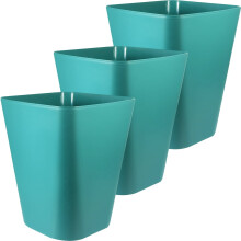 Worgeous3Pcs Poubelle murale de cuisine et poubelle d'extérieur