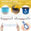 12-pack justerbara gummiband för papperskorgar 2
