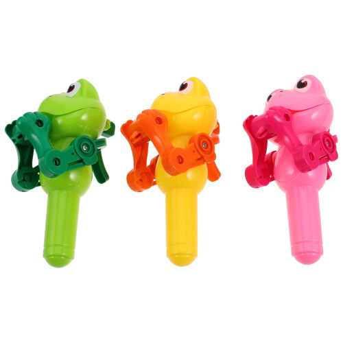 3pcs Frog Lollipop Storage Machine Fun Candy Organizer For Easy Access Lollipop Holder Creative Present