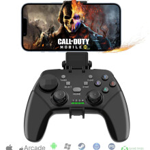Mando inalámbrico para juegos móviles compatible con iPhone/Android/iPad/PC/Switch/PS4/PS5/Xbox – Turbo, juegos en la nube, soporte para teléfono
