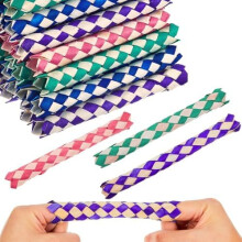 72 pièges à doigts chinois en bambou pour enfants, adultes et oiseaux de compagnie – jouet de recherche de nourriture, cadeaux de fête, petits