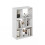 Furinno Daly 6-Cube Irregular Cubes Bookcase, Bookshelf, Storage Organizer, White 1