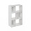 Furinno Daly 6-Cube Irregular Cubes Bookcase, Bookshelf, Storage Organizer, White 5