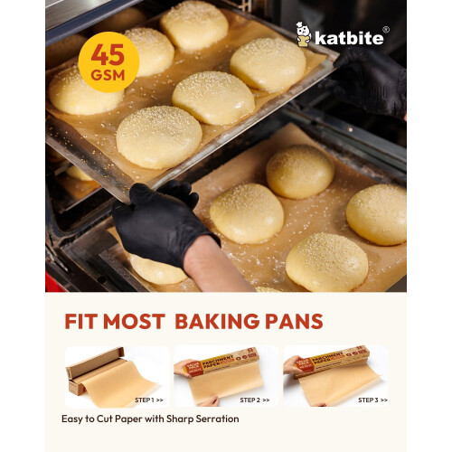 Unbleached parchment paper roll 15 in x 242 ft 2