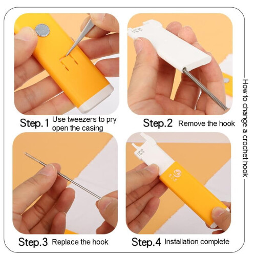 Magnetic Auto Needle Threader for Industrial Single Lockstitch Sewing Machines, Includes1Replacement Hook – Compatible with XXX 1