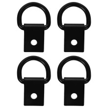 4 stuks zware D-ring sjorhaken voor aanhangers, vrachtwagens, laadbakken en andere aanhangers. D-ring sjorhaken voor het vastzetten van lading.